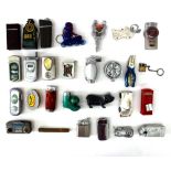 A collection of twenty eight novelty cigarette lighters, late 20th/early 21st century,