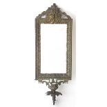 A French brass frame girandole, circa 1870,