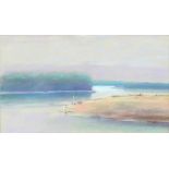 20th Century School, Seascape, indistinctly signed and dated '82' (lower right), pastel, 22.