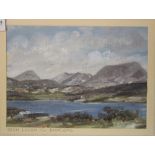 E Bryce (Irish, 20th Century), A set of five Donegal landscapes; Glenveagh, Mackish, Portsalon,