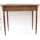 A Regency style mahogany side table, late 20th century,