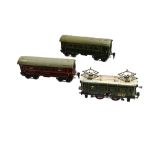 An 'O' gauge Marklin 20v electric locomotive, Swiss type RS66/12920 two-axle,