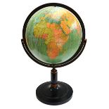 An eighteen inch terrestrial table globe and stand by W.A.