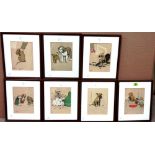 After Cecil Aldin, Dog studies, a group of seven colour prints, each 19.5cm x 14cm, (7).