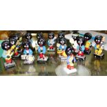 Robertson's Golly Band , football figurines and a Mickey Mouse watch, (qty).