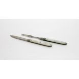 A George IV silver folding pocket knife, Sheffield 1824, makers mark rubbed,