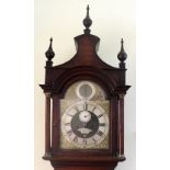 William Nicklin, Birmingham; A George III oak longcase clock,