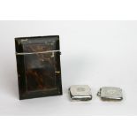 A Victorian silver plain vesta case, Saunders & Shepherd,