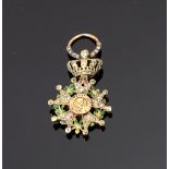 Legion of Honour, an early 19th century French gold, rose diamond,