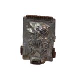 A German tinned metal hinged chocolate mould, circa 1930,