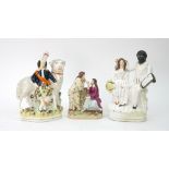 A Victorian Staffordshire figure group,