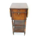 A French rosewood night stand, first hal