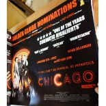 Film posters, comprising; 'Hairspray', 'Into The Woods', 'Once', 'Chicago', 'Ray',