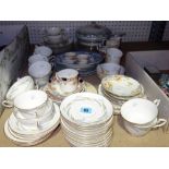 A quantity of ceramics including Lawleys part tea set, a Royal Worcester part tea set and sundry,
