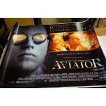 Modern film posters; including, The Aviator, 3 x The Artist, Pirates of the Caribbean, Tin Tin,