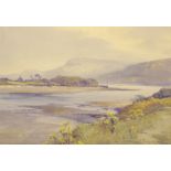 Charles William Adderton (British, 1886-1944), Crinnan, Scotland, signed (lower right) watercolour,