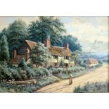 Ernest Longstaffe (British, active 1885-1892), Happy Homes, Nevenden, Essex; Happy Homes Cottage,