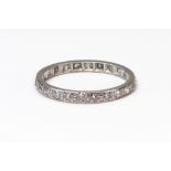 An early 20th century diamond eternity ring, the 24 old-cuts approx. 0.