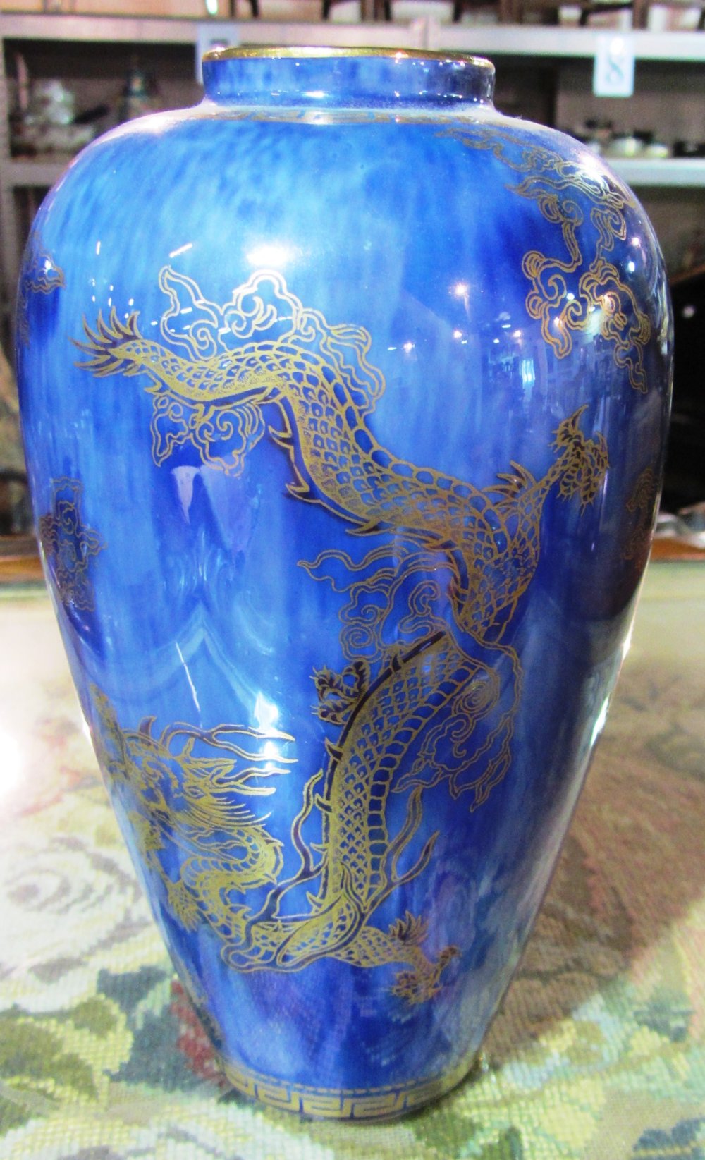 Ceramics including; a Wedgwood lustre vase, a Rosenthal Versace twin handled cup, - Image 3 of 6