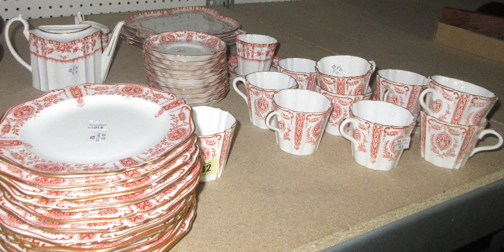 A quantity of Wedgwood pattern tea wares, circa 1900, (qty). - Image 2 of 2