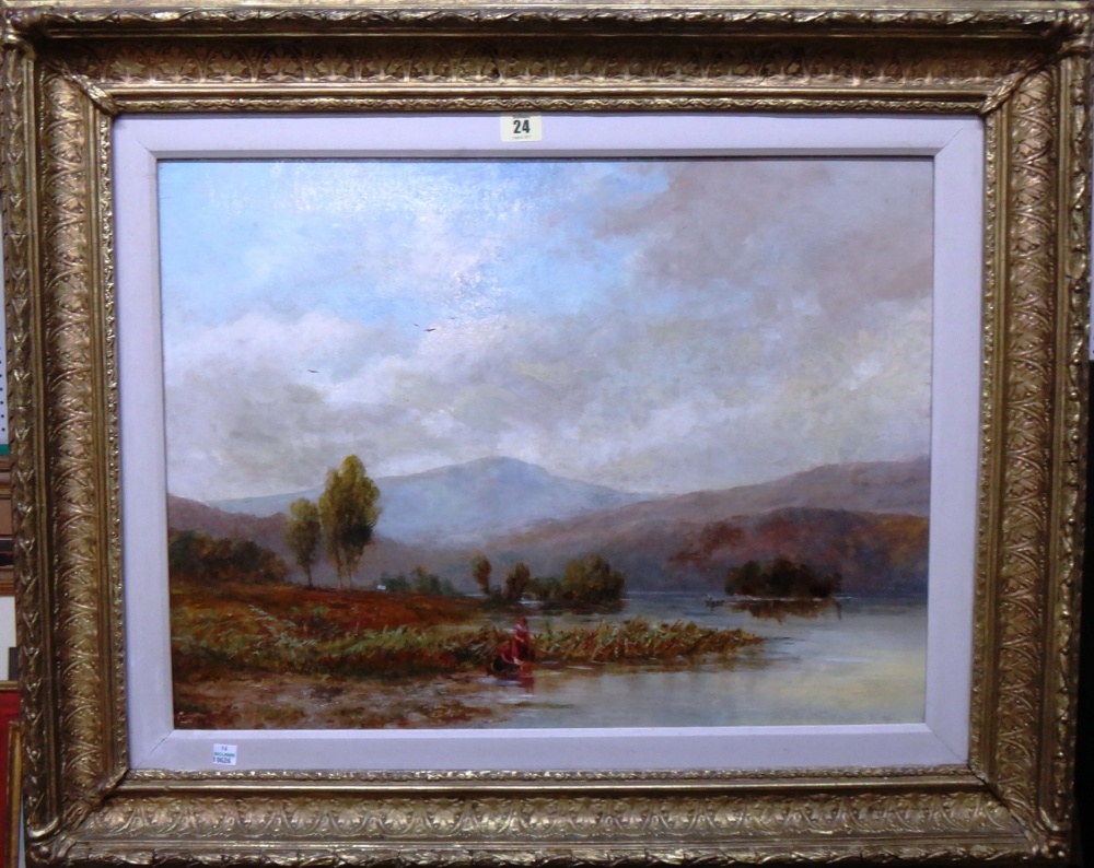 G. Pringle (19th century), Scottish Lowland landscape, oil on canvas, signed, 44cm x 60cm.