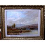 G. Pringle (19th century), Scottish Lowland landscape, oil on canvas, signed, 44cm x 60cm.