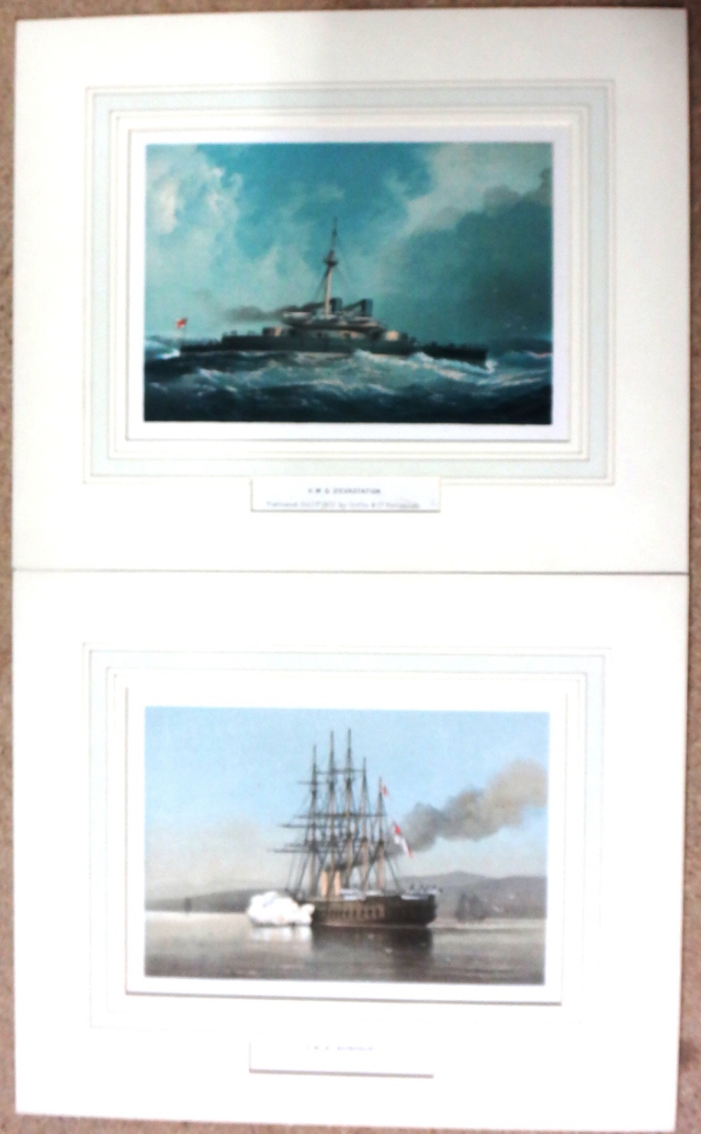 Thomas Goldsworth Dutton, H.M.S. Victory; H.M.S. Warrior; H.M.S. Bellerophon; H.M.S. Captain; H.M. - Image 6 of 7