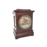 A French mahogany four-glass mantel clock, circa 1890,
