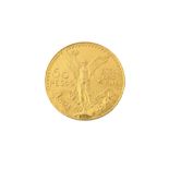 A Mexican gold fifty pesos 1946.