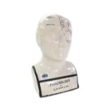 A modern 'Phrenology' bust 'by L.N.