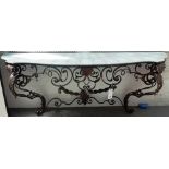 An early 20th century French console table,