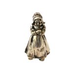 A Dutch silver novelty pepperette,