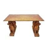 A 20th century Italian marble centre table,