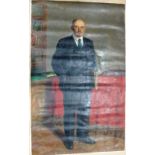 Russian School (early 20th century), Portrait of Vladimir Lenin, full length, standing,