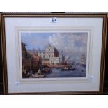 English School (19th century), The Thames at Greenwich, watercolour, 23cm x 34cm.