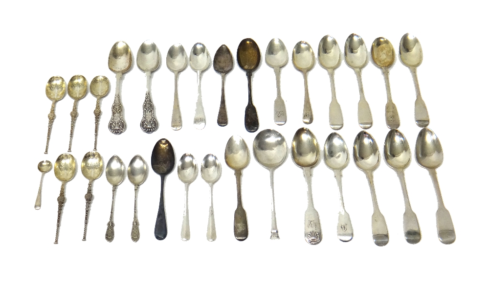 Five silver models of The Coronation Anointing Spoon, Birmingham 1936,