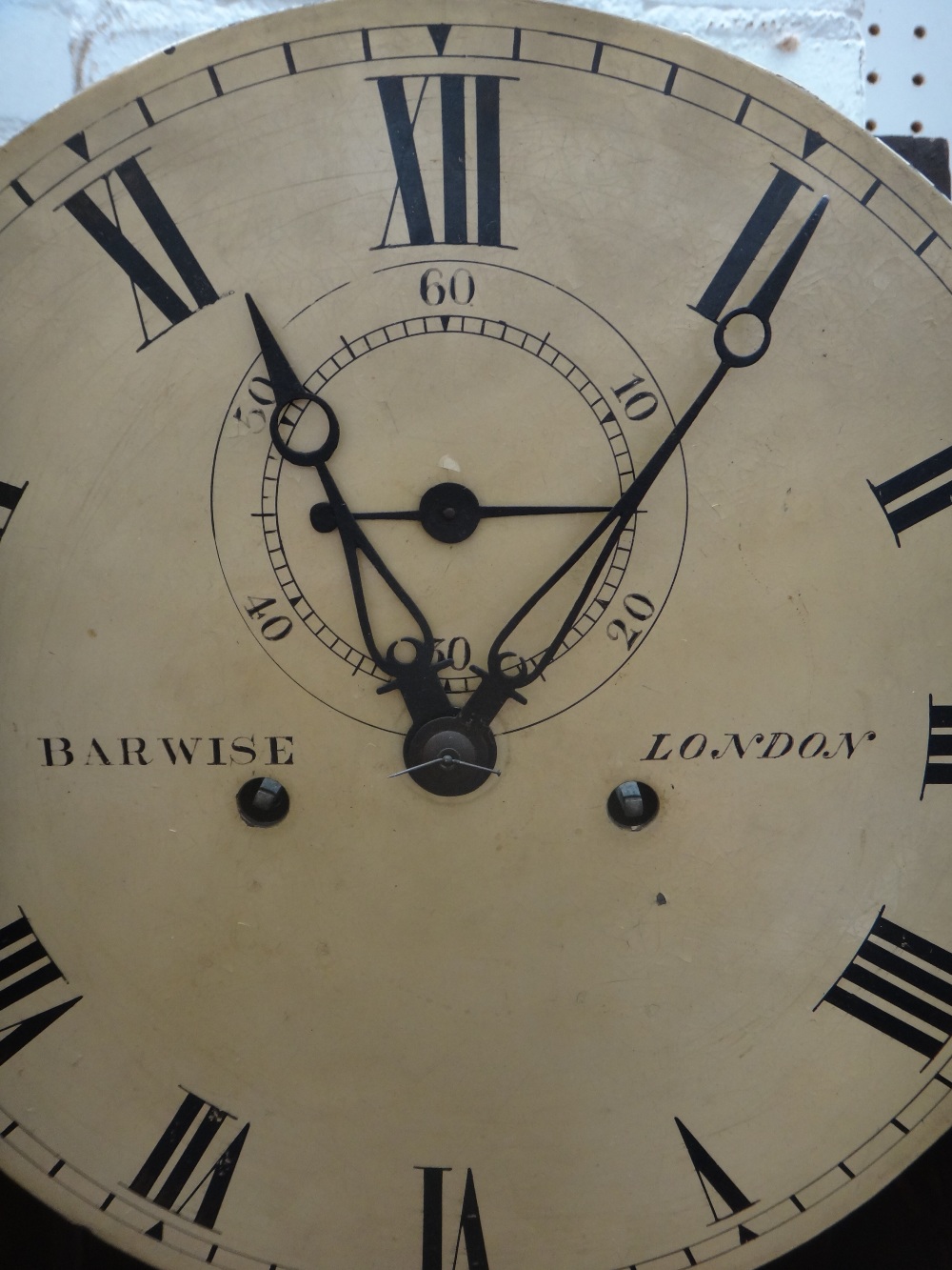 An early Victorian mahogany longcase clock by Barwise, London, - Image 4 of 4