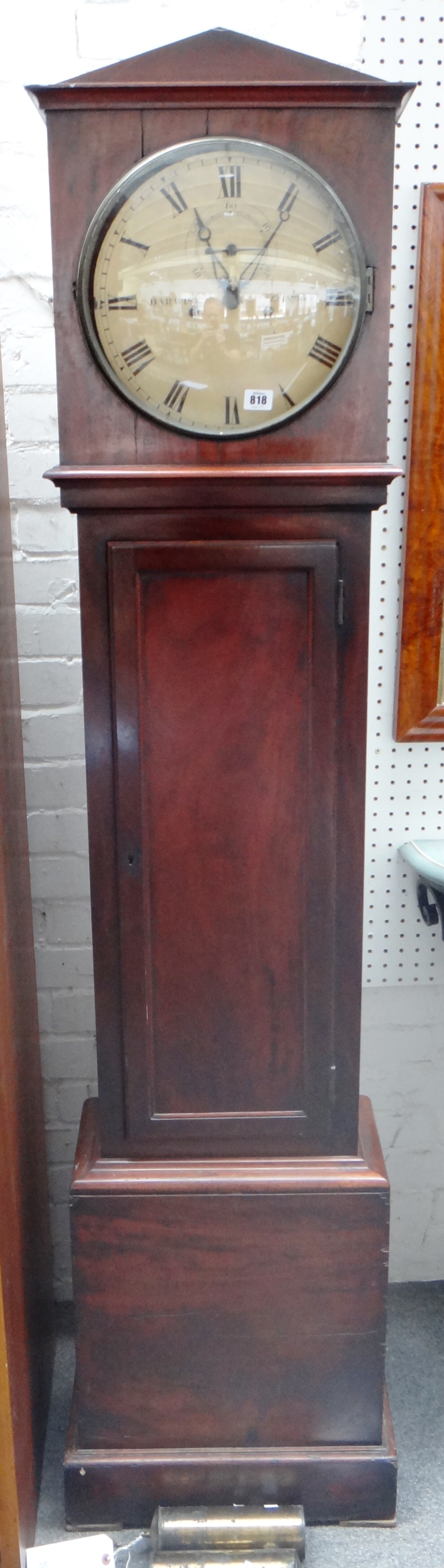 An early Victorian mahogany longcase clock by Barwise, London,