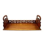 A Victorian brass bound rosewood writing slope, with fitted interior, 45cm wide x 17cm high,