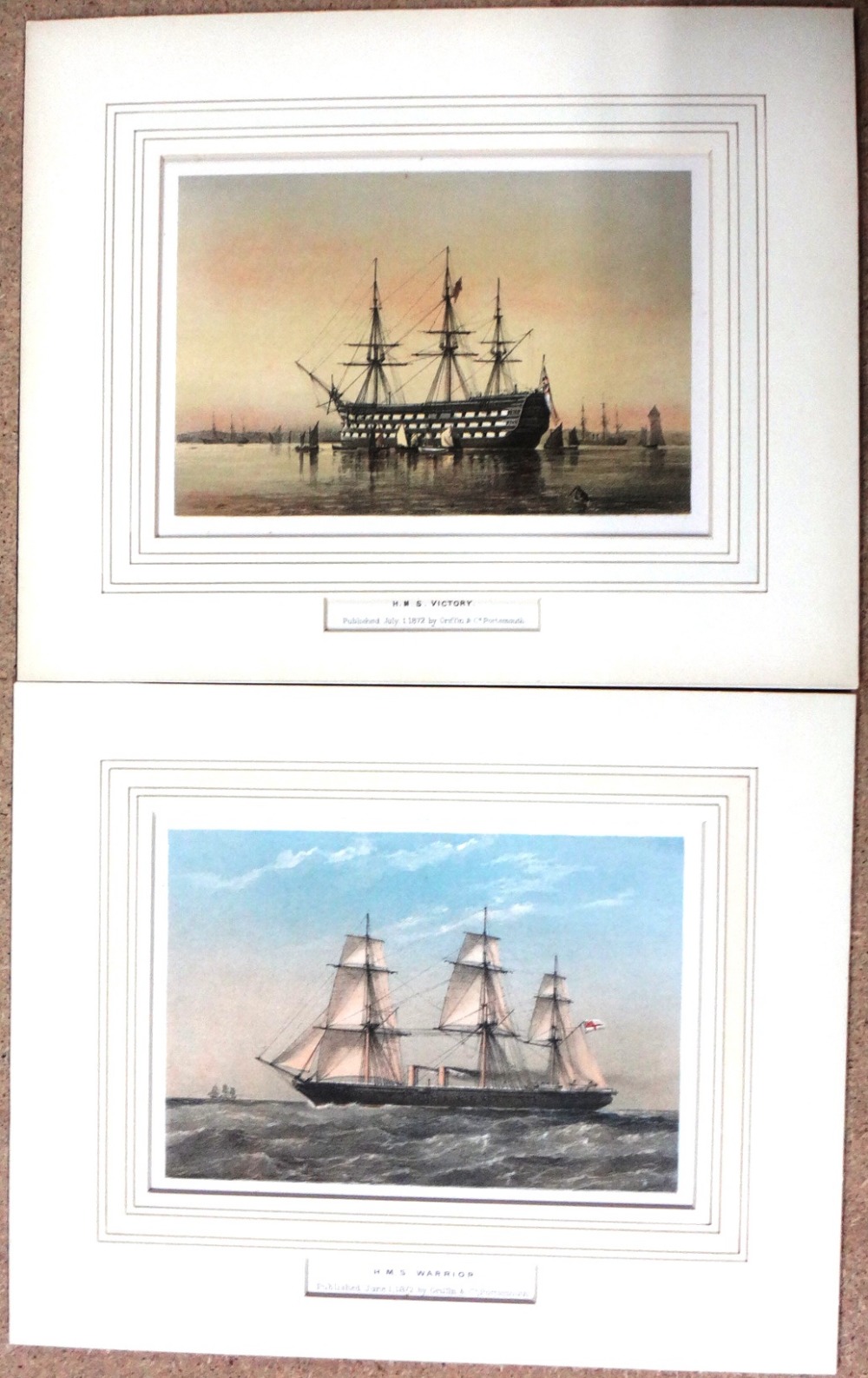 Thomas Goldsworth Dutton, H.M.S. Victory; H.M.S. Warrior; H.M.S. Bellerophon; H.M.S. Captain; H.M. - Image 5 of 7