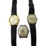 Three gentlemen's wristwatches,