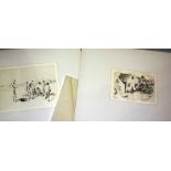 Lieberman (20th century), A folio of five etchings.