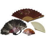 A quantity of 19th and 20th century fans,