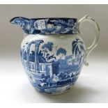 A pair of blue and white pottery tureens and covers, mid-19th century,