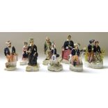 A small 19th century Staffordshire equestrian figure group, 'Prince of Wales',