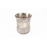 A French silver beaker, late 19th centur