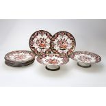 A Staffordshire porcelain Japan pattern