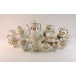 A Coalport Allegro tea service, 29 piece