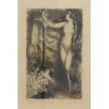 Victor Mignot (Belgian, 1872-1944) Eros, signed titled and numbered in pencil, 'V Mignot,