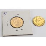 Two George V sovereigns, 1925 & 1927 (2).